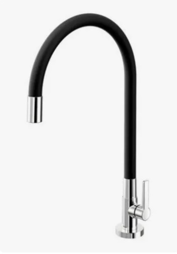 TORNEIRA TOP FLEX BANCADA PRETO 5301 C-66 1/4V 